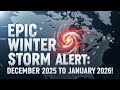 भीषण शीतकालीन तूफान की चेतावनी: दिसंबर 2025 से जनवरी 2026 तक! #बर्फ़ीला तूफान #गंभीर मौसम #प्रशां...