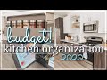 SMALL KITCHEN ORGANIZATION ON A BUDGET 2020 / RENTER FRIENDLY KITCHEN ORGANIZATION HACKS \u0026 IDEAS