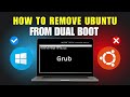 Remove Ubuntu (Linux) from Dual Boot with Windows