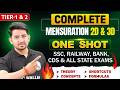 Complete Mensuration 2D \u0026 3D | All Concepts, Formulas \u0026 Tricks | SSC, Banking \u0026 Railway Exams