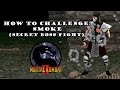 Mortal Kombat 2 - Secret Boss Fight: How To Challenge Smoke
