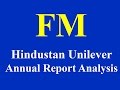 Hindustan Unilever Annual Report Analysis