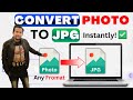 How to Convert Photo to JPG in Laptop | Convert Image into JPG Format Easily