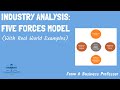 Industry Analysis: Porter's Five Forces Model | Strategic Management | From A Business Professor