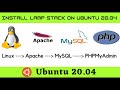 Install LAMP Stack (Linux, Apache, MySQL, PHP) with PHPMyAdmin on Ubuntu 20.04 Server