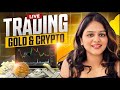 GOLD  AND CRYPTO LIVE TRADING   || 3 MARCH || @TheTradingFemme   @thetradingfemmedipika