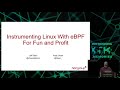 35C3 -  Kernel Tracing With eBPF