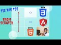 CREATE TIC TAC TOE GAME USING ANGULAR (Glass UI with HTML and CSS)