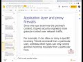 Application Layer and Proxy Firewall in cyber security