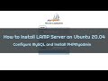 How to Install LAMP Server on Ubuntu 20.04 | Configure MySQL and Install PHPMyadmin