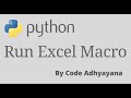 Run Excel Macro in Python