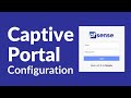 How to enable captive portal for users in pfsense firewall