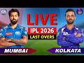 Live: Mumbai vs Kolkata, Live Match Today IPL 2026, Live Cricket Commentary, Scores , LAST OVERS