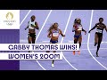 Gabby Thomas is an Olympic Champion! | Women's 200m Final | #Paris2024 highlights