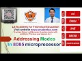 addressing modes of 8085 microprocessor | addressing modes | 8085 addressing modes