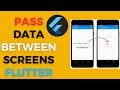 Flutter Passing Data Between Screen | Stateful \u0026 Stateless Widgets