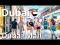 DUBAI MALL Walking Tour — The Biggest Mall in the World 4K🇦🇪