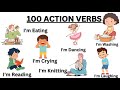 100 Action Verbs in English with Sentences | Action Verbs for Beginners | Daily Sentences | Verbs