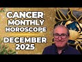 Cancer December 2025 Horoscope ♋Monthly Astrology Forecast | Patrick Arundell Astrology