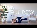 20MIN full body hourglass pilates workout | intermediate level (no equipment)