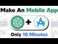 Make An App Using ChatGPT \u0026 Android Studio in 10 MIN!!