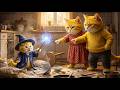 😱 Ginger Kitten Finds a Magic Wand – Makes a Mess at Home and Gets Scolded by Mama Cat!