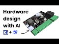 Hardware design with DeepSeek AI | KiCad + DeepSeek | IoT Datalogger+RTC+ESP32 S3 | Ampnics