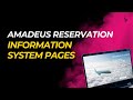Amadeus GDS Secrets: Navigating Amadeus Information System Pages Like a Pro! ✈️