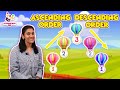 Ascending \u0026 Descending Order | आरोही और अवरोही क्रम | Nursery Rhymes | Learning Box by Puntoon Kids