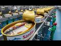 Inside the Canned Sardine Factory | From the Sea to Your Table (Full Process Tour)