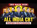 JEE Main 2026 CBT Paper Discussion | Motion CBT Paper Solution | JEE 2026 Mock Drill