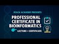 Professional Certificate in Bioinformatics Training Course Lecture | Genomics, Data Science, AI
