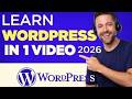 Complete WordPress Course for Beginners (2026 UPDATE) | Build a Website Step by Step