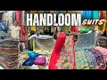 PURE HANDLOOM Lovers Must Watch😍| कलमकारी | चंदेरी | अजरख | Handloom Suit Set | Mumbai's Best Market
