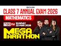 Class 7 Annual Exam 2026 : Maths / Mega Marathon | Xylem Class 7