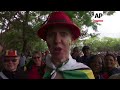 Euphoric crowds gather in Zimbabwe's capital
