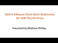 10ZiG NOS-V VMware Client Drive Redirection for USB Thumb Drives