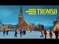 Cozy Winter in Tromsø, Norway | Walking Tour 4K 60fps