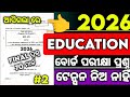 XII Education 70 Mark board exam questions paper out, Chse education question paper 2026