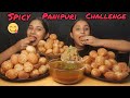 Spicy🔥Unlimited panipuri challenge in just 5 mins|Golgappa Eating|Fuchka |Patase eating😋challenge