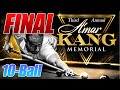 10-Ball FINAL | SHANE VAN BOENING vs EMIL GANGFLOT | $5,000 ADDED Amar Kang Memorial