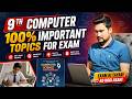 9th Class Computer | 100% Important Topics for Exam 🔥 | Board Pattern Preparation 2026