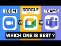 Zoom vs Google Meet vs Microsoft Teams | Which Platform is Best? (2025)