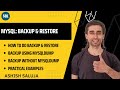 MySQL: Backup and Restore with Practical Examples - Hindi