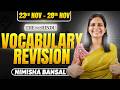 ✅ Weekly Vocabulary Revision | 23th Feb - 28th Feb | The Hindu Editorial | English | Nimisha Bansal