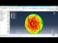 Simulation water effect over the impeller by using co-simulation method in abaqus