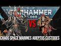 Chaos Space Marines Vs Custodes - Warhammer 40k 10th Edition