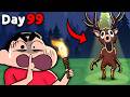 Shinchan Surviving 99 Days in the Forest! 😰