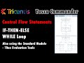 Tricentis: Tosca Commander, Control Flow Statements for Test Automation