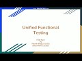 UFT - Unified Functional Testing